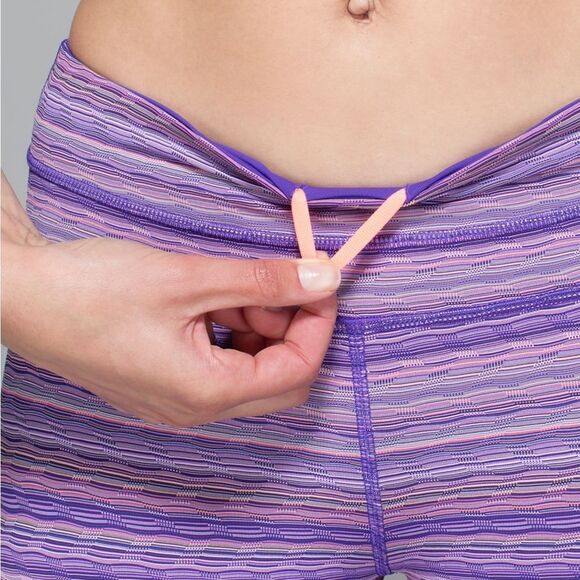 Lululemon Run Inspire Crop- Purple Space Dye - Picture 3 of 12